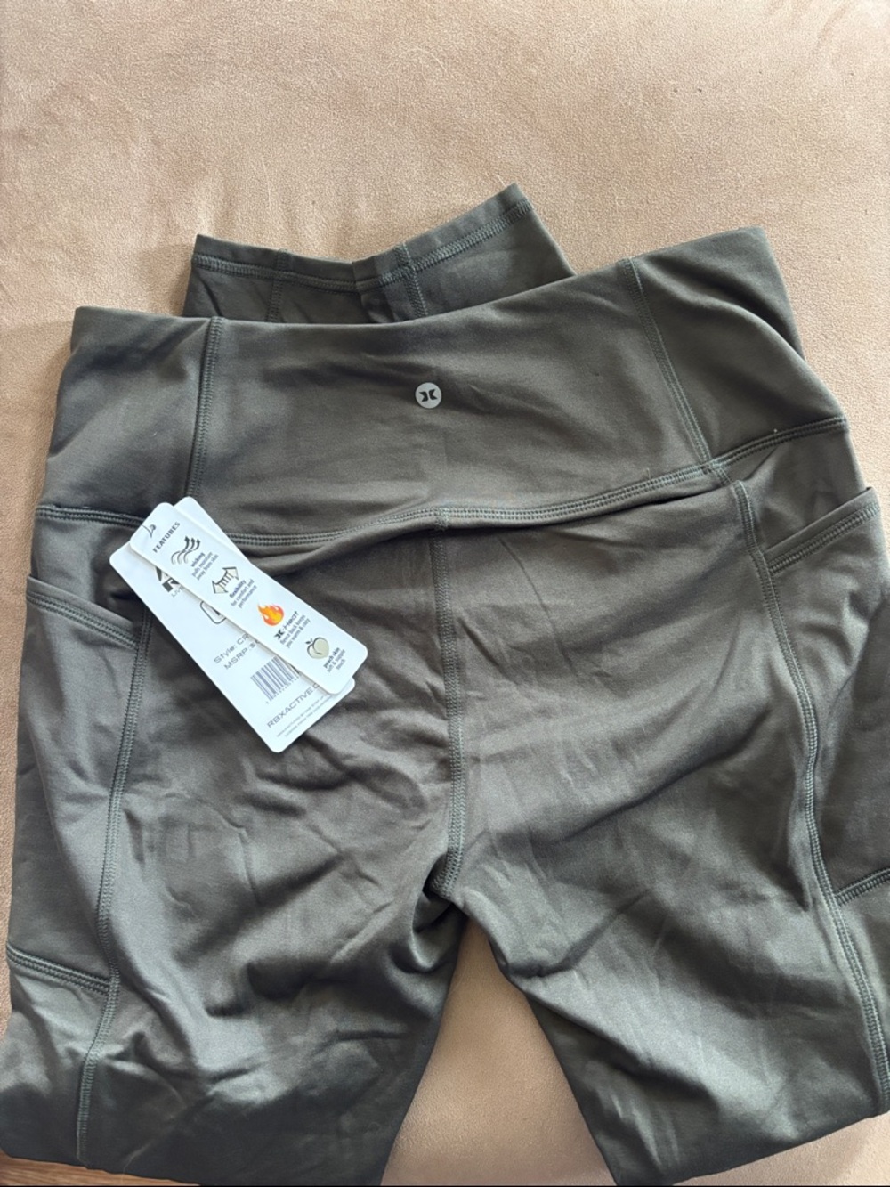 RBX Sculpt High-Waist Leggings - Olive